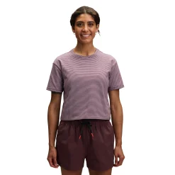 Women's BD Stripe Crop Short Sleeve Tee